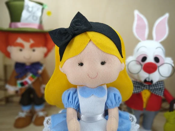 Alice no País das Maravilhas em Feltro