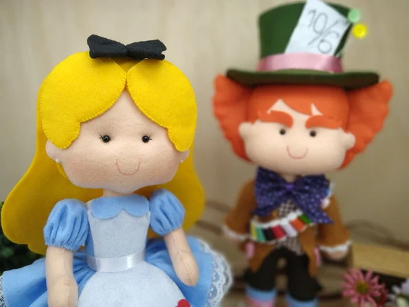 Alice no País das Maravilhas em Feltro