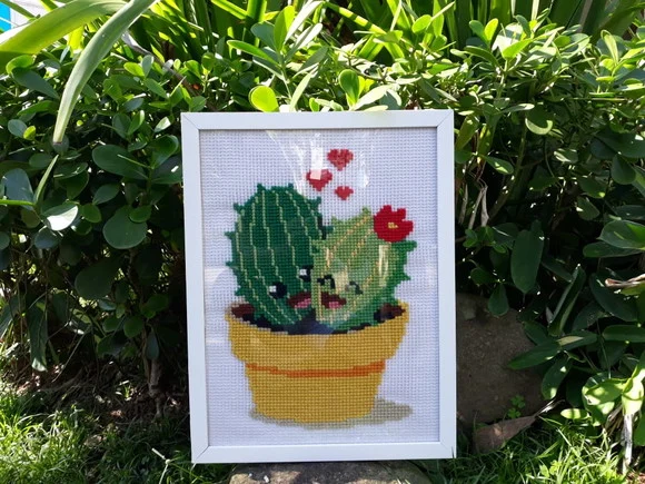 Quadro Cactos Felizes - foto 1