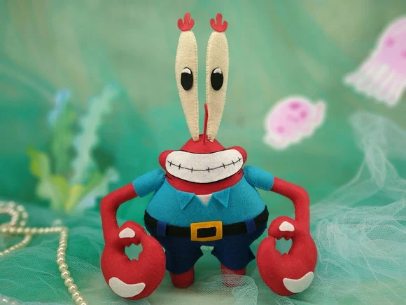 Seu Siriguejo de feltro - Bob Esponja - foto 1