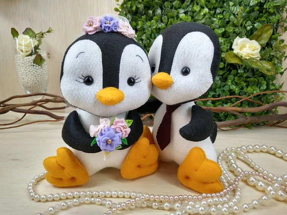 Topo de Bolo - Pinguins - foto 1