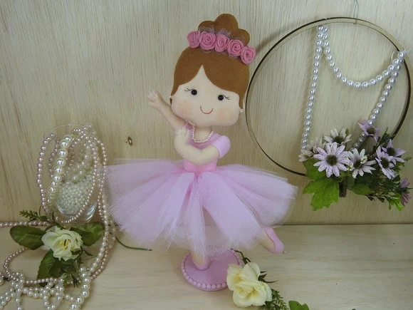Bailarina em Feltro