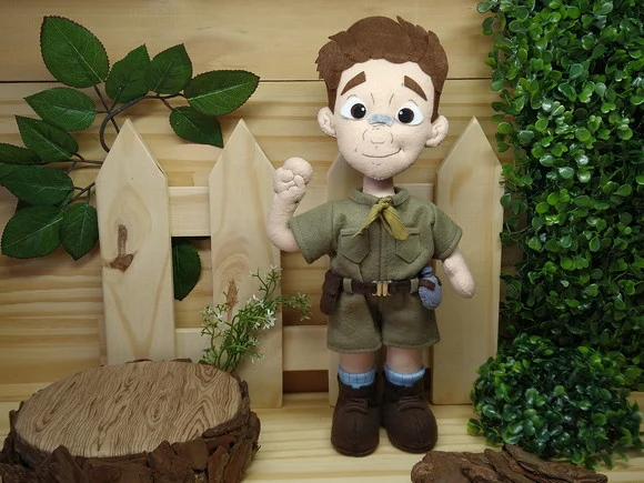 Boneco Escoteiro de feltro