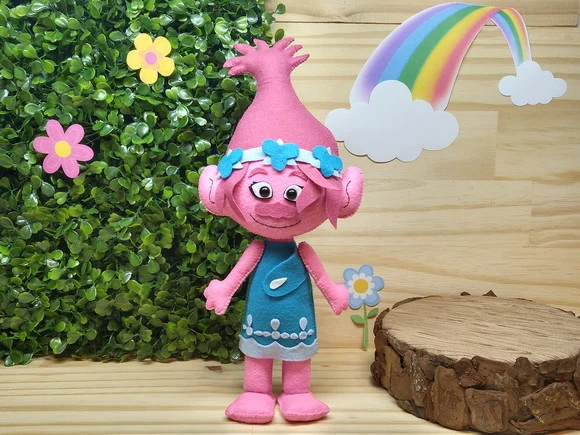 Trolls de Feltro - Poppy - foto 1
