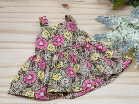 Vestido para Boneca Floral - foto 1