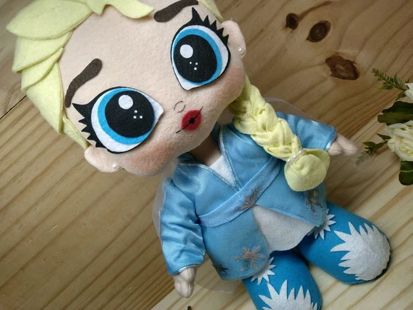 ELSA de feltro Personagem filme Frozen