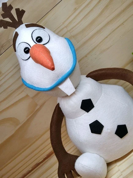 OLAF de feltro Personagem filme Frozen