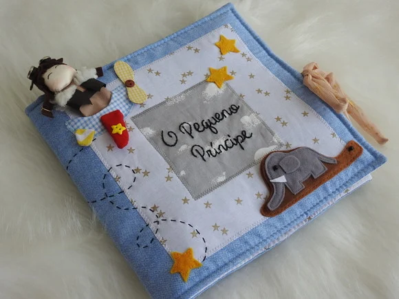 Livro em Tecido o Pequeno Príncipe - Chamar Chat