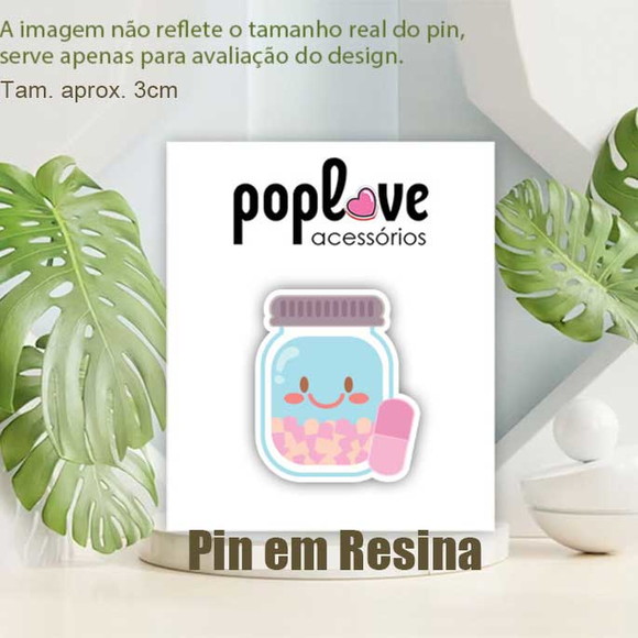 Pin - Frasco de Remédio - Coleção Saúde - foto 1