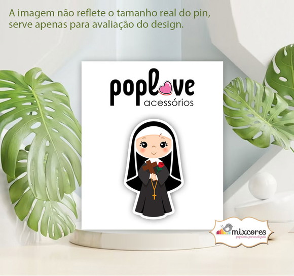 Pin - Santa Rita de Cássia - Coleção Santinhos - foto 1