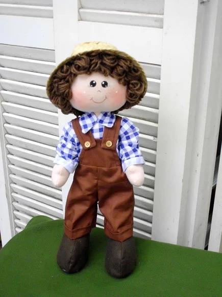 Boneco Caipira - Coleção Fazendinha - foto 1
