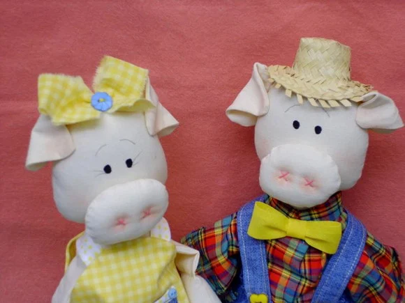 Casal Óinc - Coleção Fazendinha - foto 1
