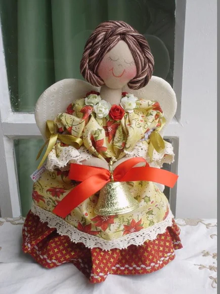 Boneca de Pano - Anjinha Natalina - foto 1