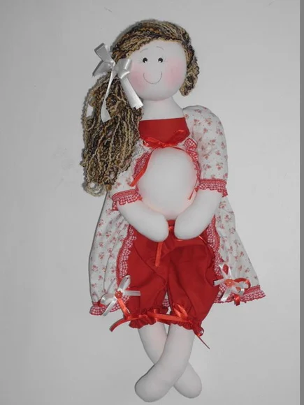 Boneca de Pano - Elise -grávida - foto 1
