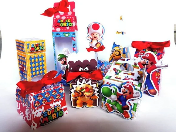 Kit 45 Lembrancinhas Mario Bros - foto 1