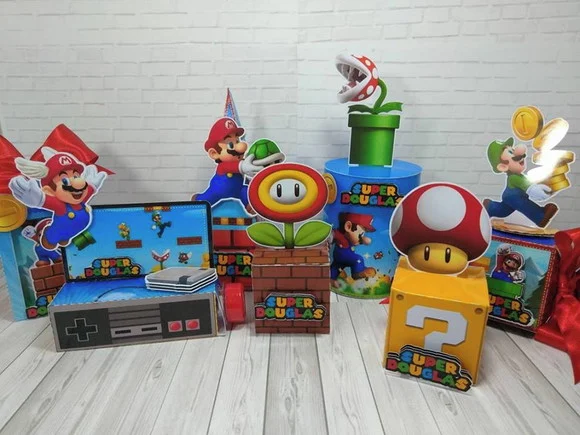 Kit 30 Lembrancinhas Mario Bros - foto 1