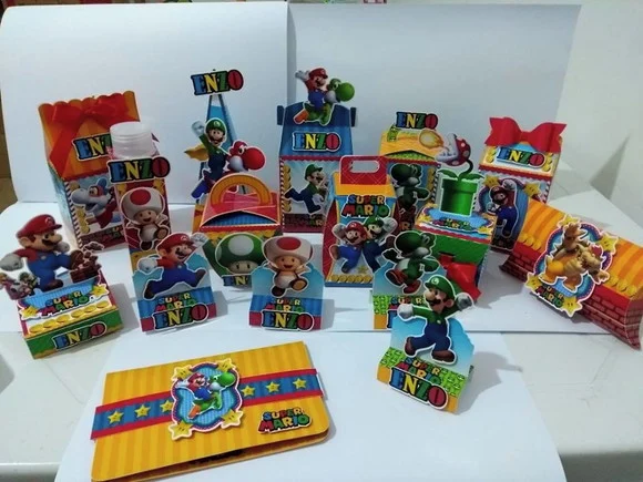 Kit 30 Lembrancinhas Mario Bros - foto 1