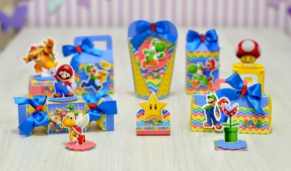 Kit 30 Lembrancinhas Mario Bros - foto 1