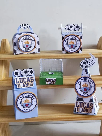 Kit 60 Lembrancinhas Manchester City - foto 1