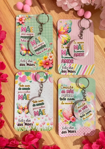 Chaveiro com Card- Dia das Mães - foto 1