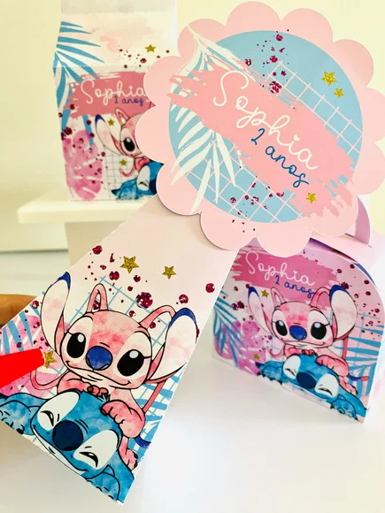 Kit 60 Lembrancinhas Stitch - foto 1