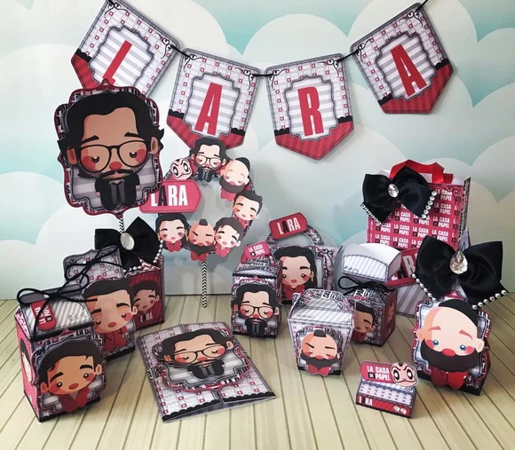 Kit 30 Lembrancinhas La Casa de Papel - foto 1