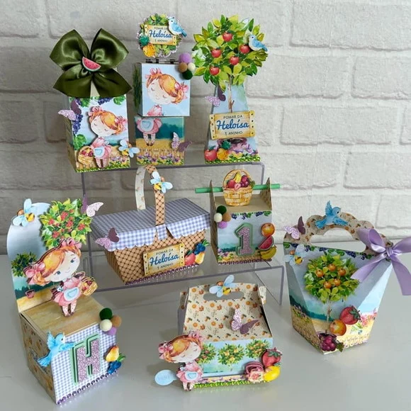 Kit 60 Lembrancinhas Jardim Encantado - foto 1