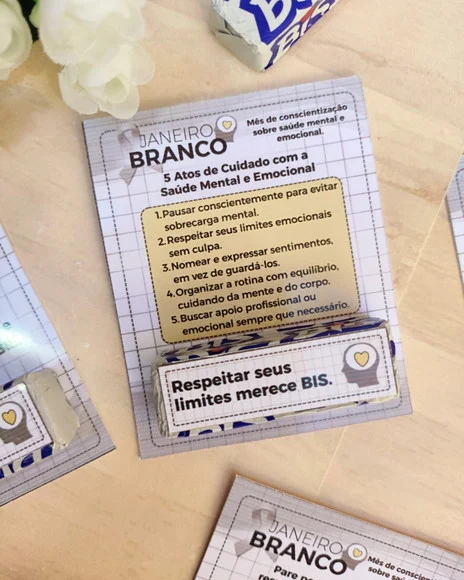 Janeiro Branco Card com Bis - foto 1