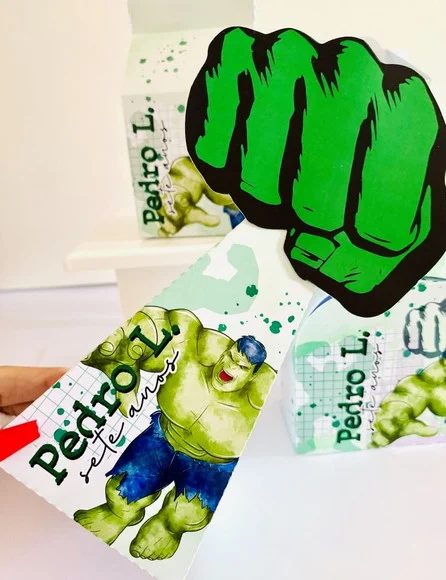 Kit 60 Lembrancinhas Hulk - foto 1