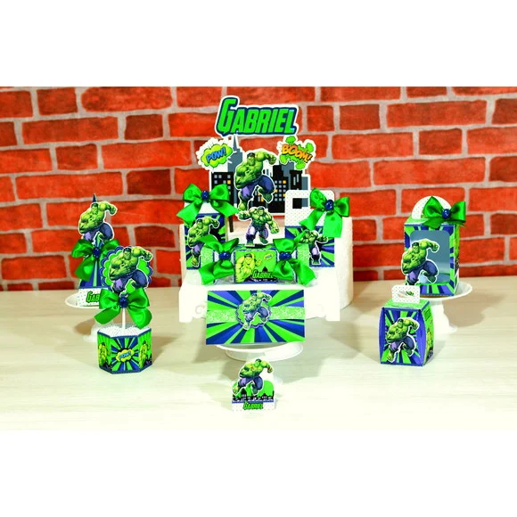 Kit 30 Lembrancinhas Hulk - foto 1
