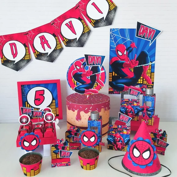 Kit 30 Lembrancinhas Homem Aranha - foto 1