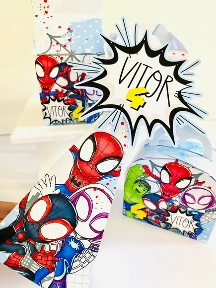 Kit 30 Lembrancinhas Homem Aranha - foto 1
