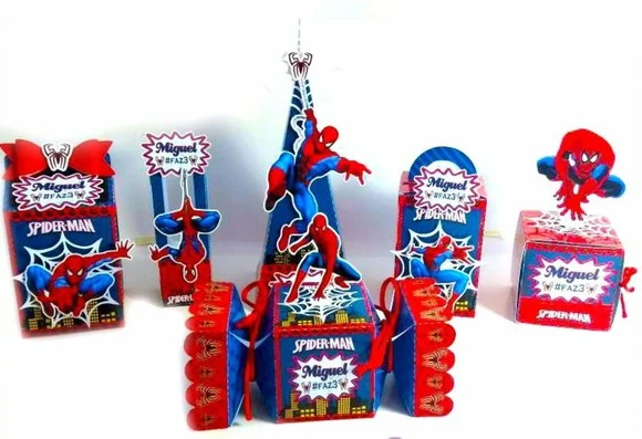Kit 30 Lembrancinhas Homem Aranha - foto 1