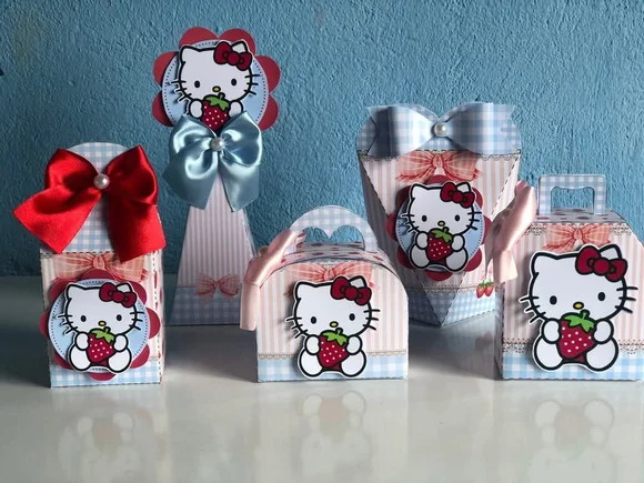 Kit 60 Lembrancinhas Hello Kitty - foto 1