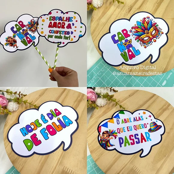 Placas Divertidas - Tema Carnaval - foto 1