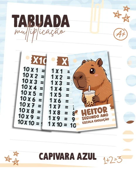 Chaveiro Tabuada Personalizada - foto 1