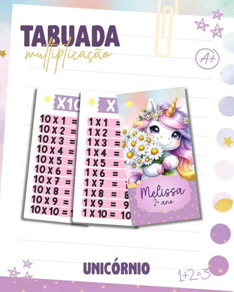 Chaveiro Tabuada Personalizada - foto 1
