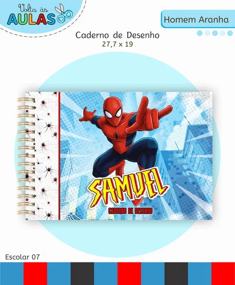 Caderno de Desenho- Qualquer Tema