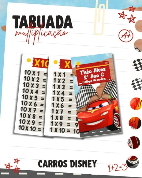 Chaveiro Tabuada Personalizada - foto 1