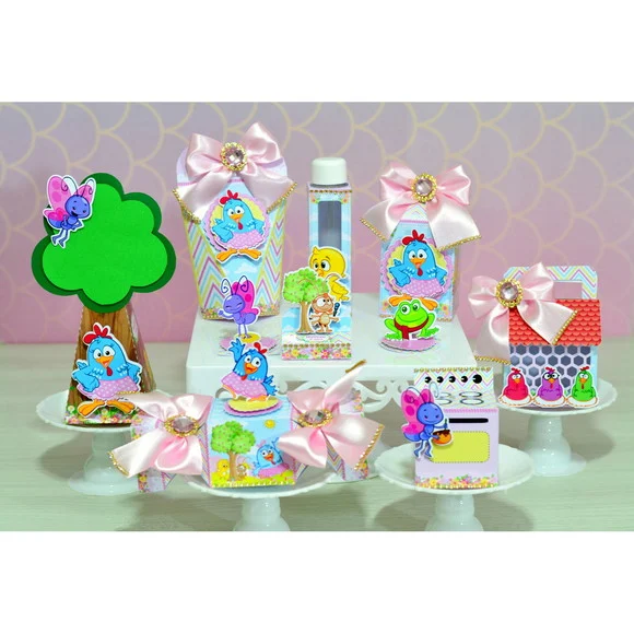 Kit 60 Lembrancinhas Galinha Pintadinha - foto 1