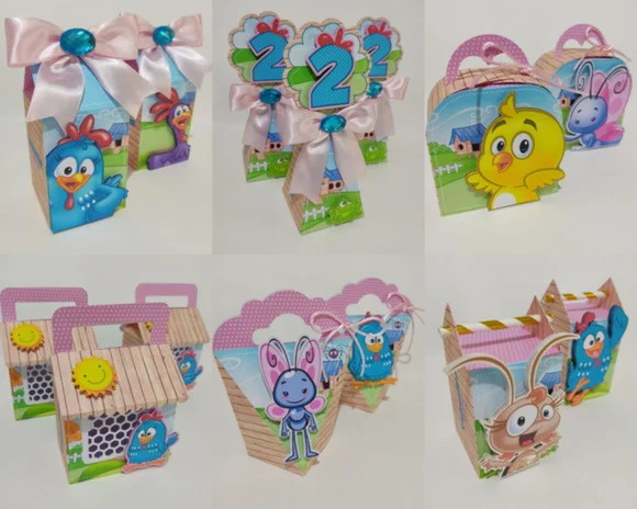 Kit 60 Lembrancinhas Galinha Pintadinha - foto 1