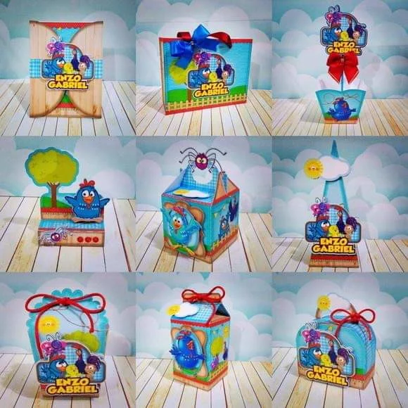 Kit 30 Lembrancinhas de Galinha Pintadinha - foto 1