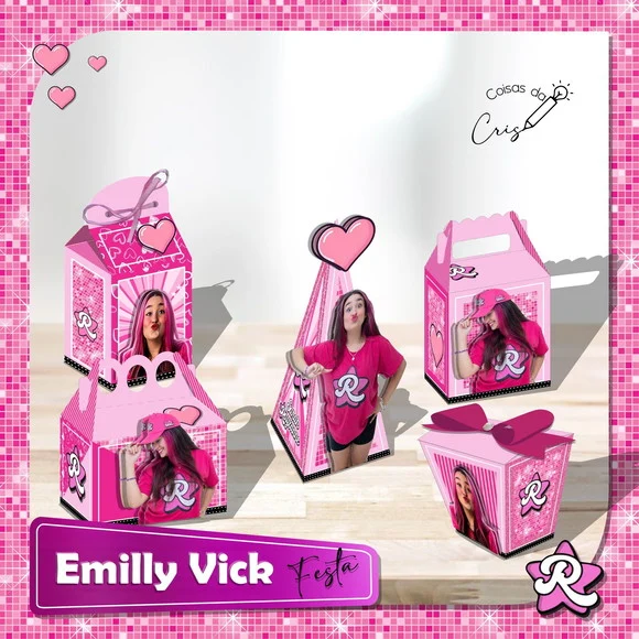 Kit 60 Lembrancinhas Emilly Vick - foto 1