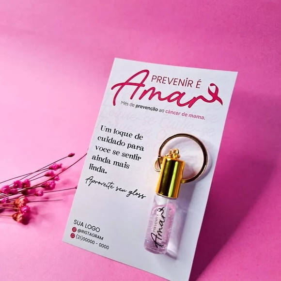 Mini Lip Gloss com Card - foto 1