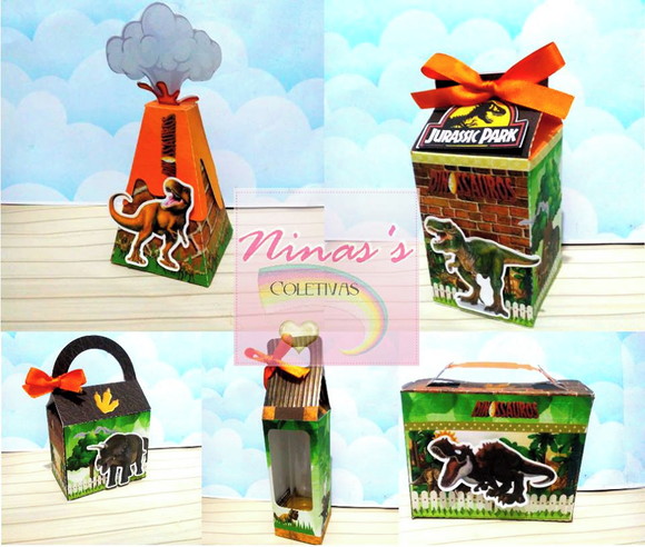 Kit 50 Lembrancinhas Dinossauro - foto 1