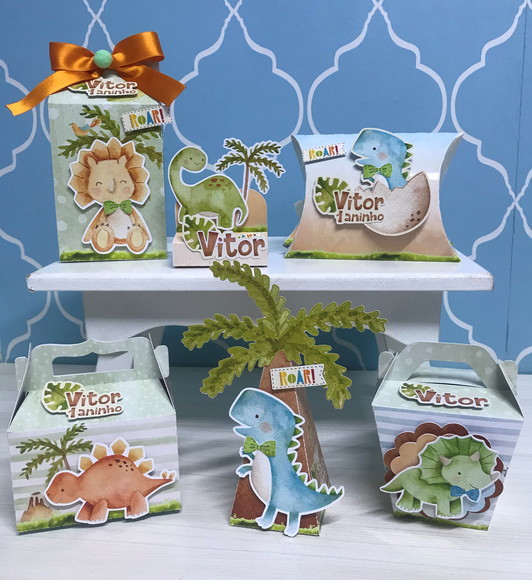 Kit 60 Lembrancinhas Dino - foto 1