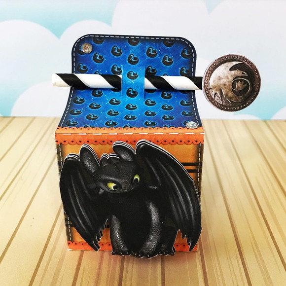 Kit 60 Lembrancinhas Como Treinar Seu Dragão - foto 1