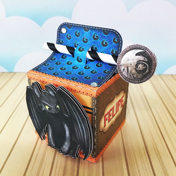 Kit 30 Lembrancinhas Como Treinar Seu Dragão - foto 1