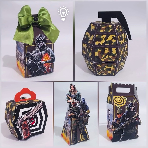 Kit 60 Lembrancinhas Call Of Duty - foto 1