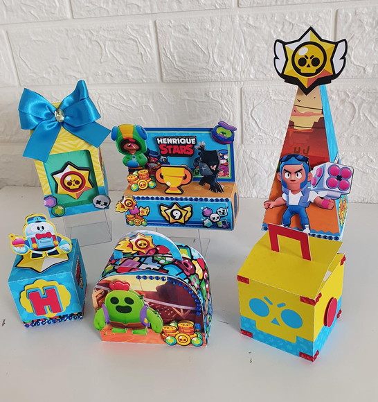 Kit 30 Lembrancinhas Brawl Star - foto 1